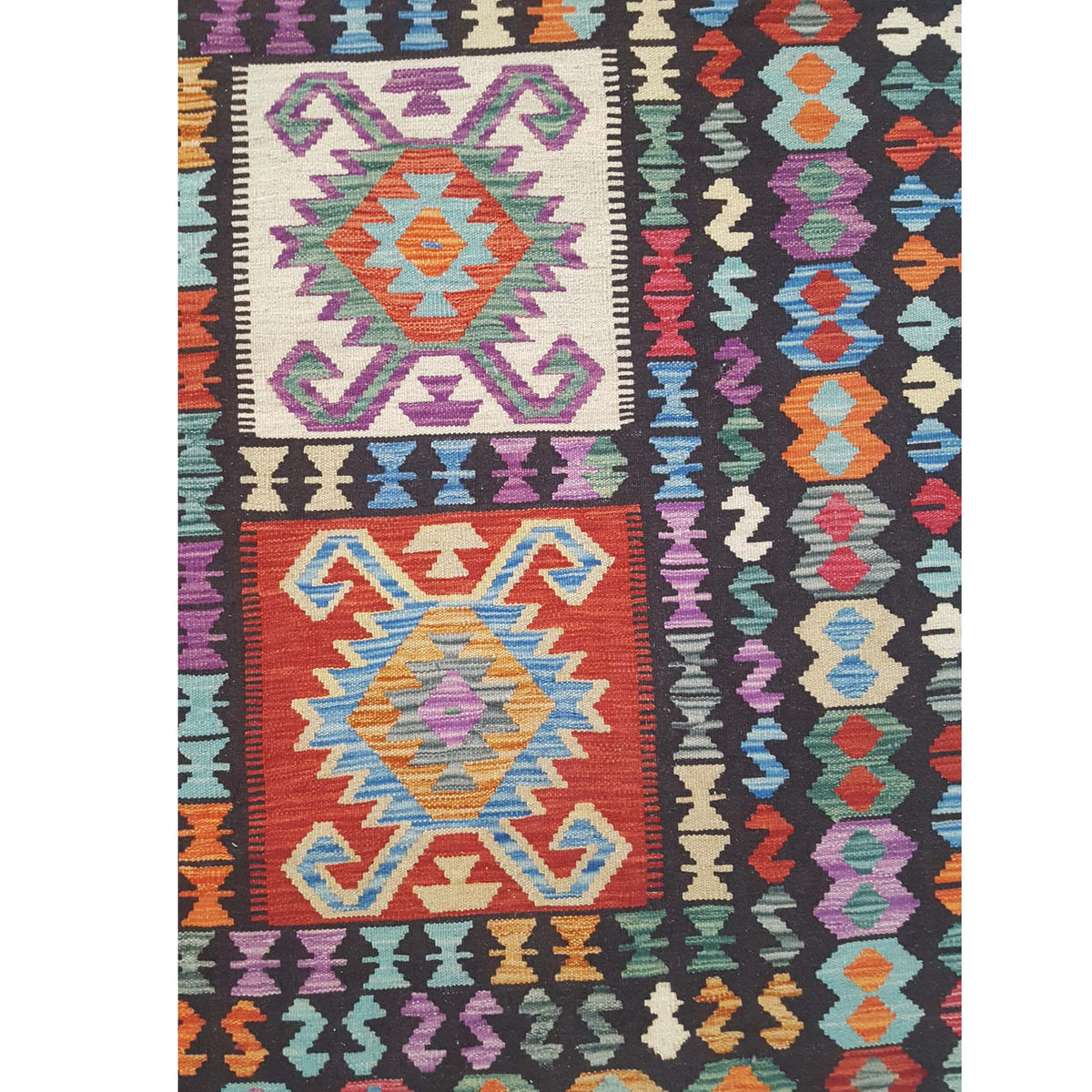 Aura Kilim 41806 Multi Multi Kilim Hand Woven Rug