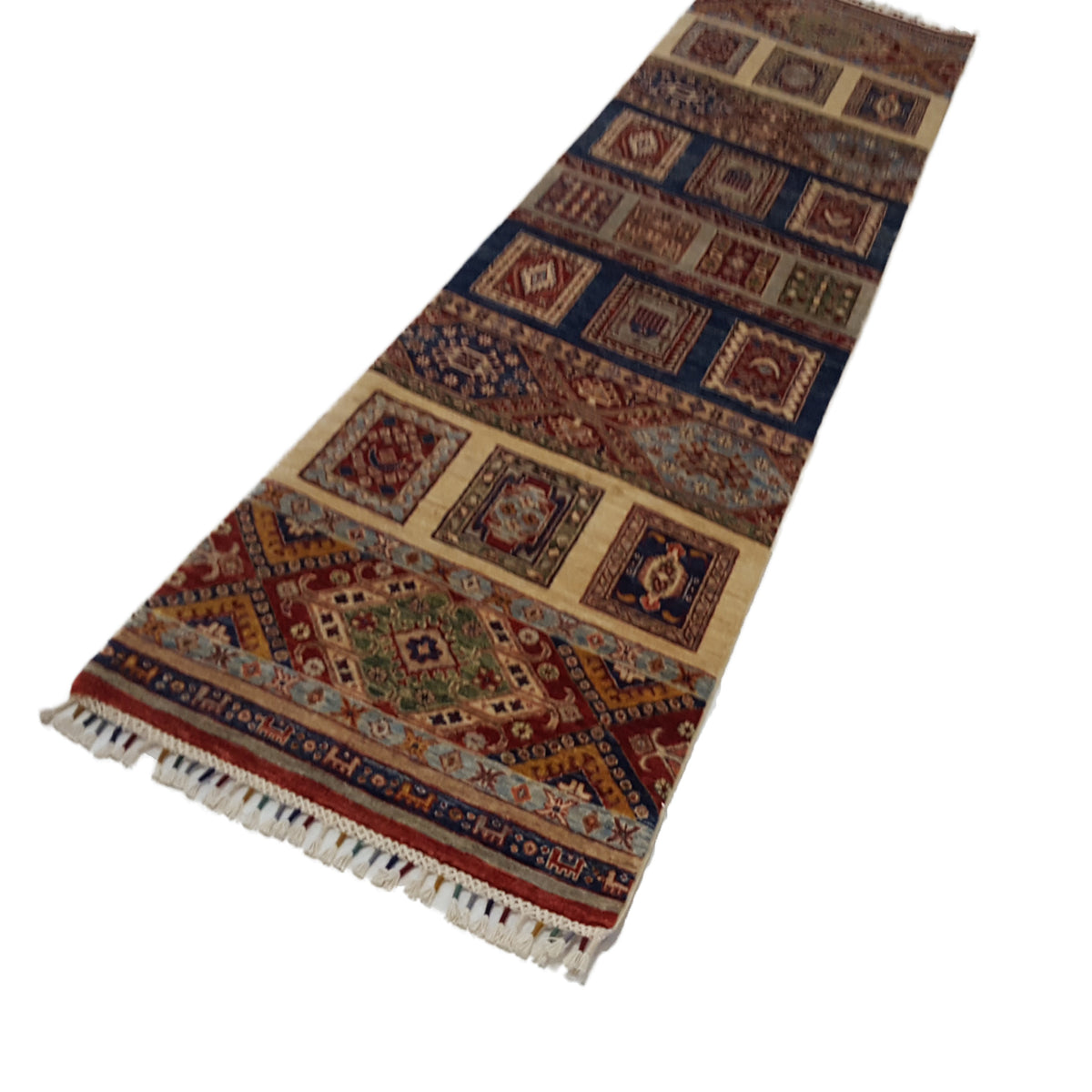 Pacific Khorgeen 41819 Multi Multi Transitional Hand Knotted Rug