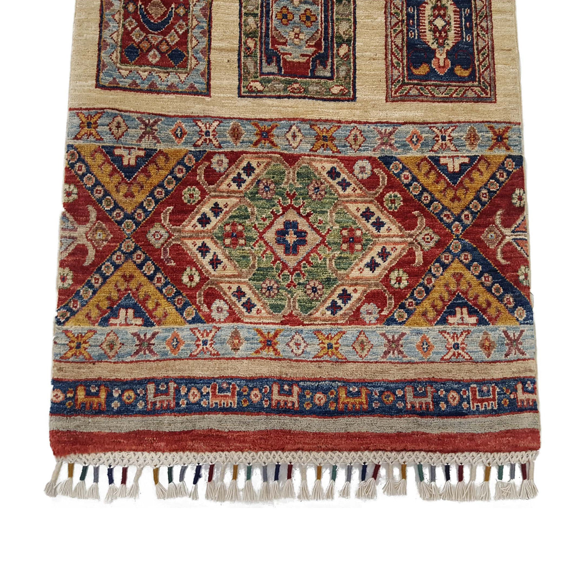 Pacific Khorgeen 41820 Multi Multi Transitional Hand Knotted Rug
