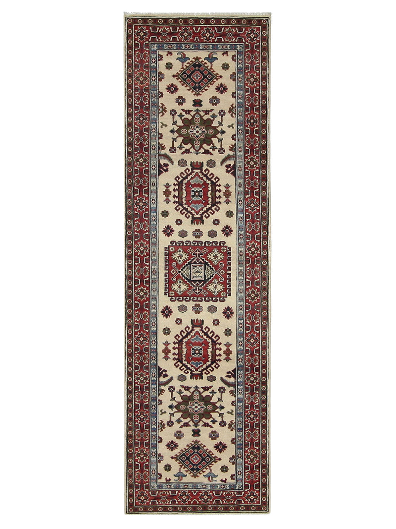 Pacific Kazak  Ivory Red Traditional
