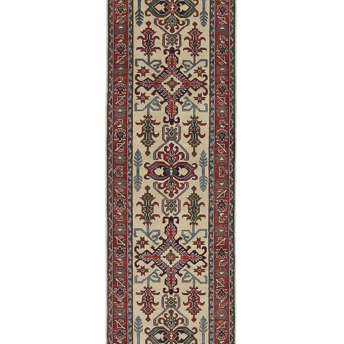 Pacific Kazak  Ivory Red Traditional