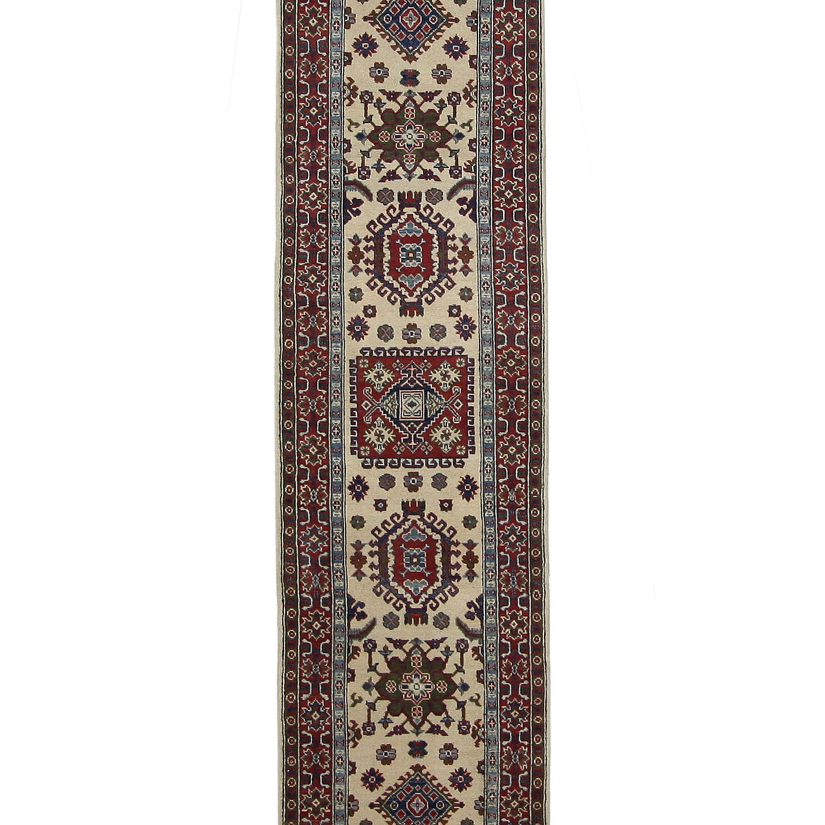 Pacific Kazak  Ivory Red Traditional