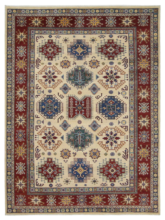 Pacific Kazak  Ivory Rust Traditional