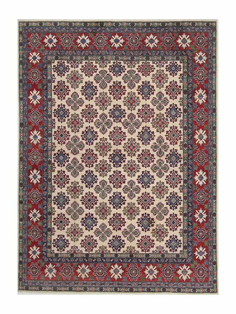 Pacific Kazak  Ivory Red Traditional