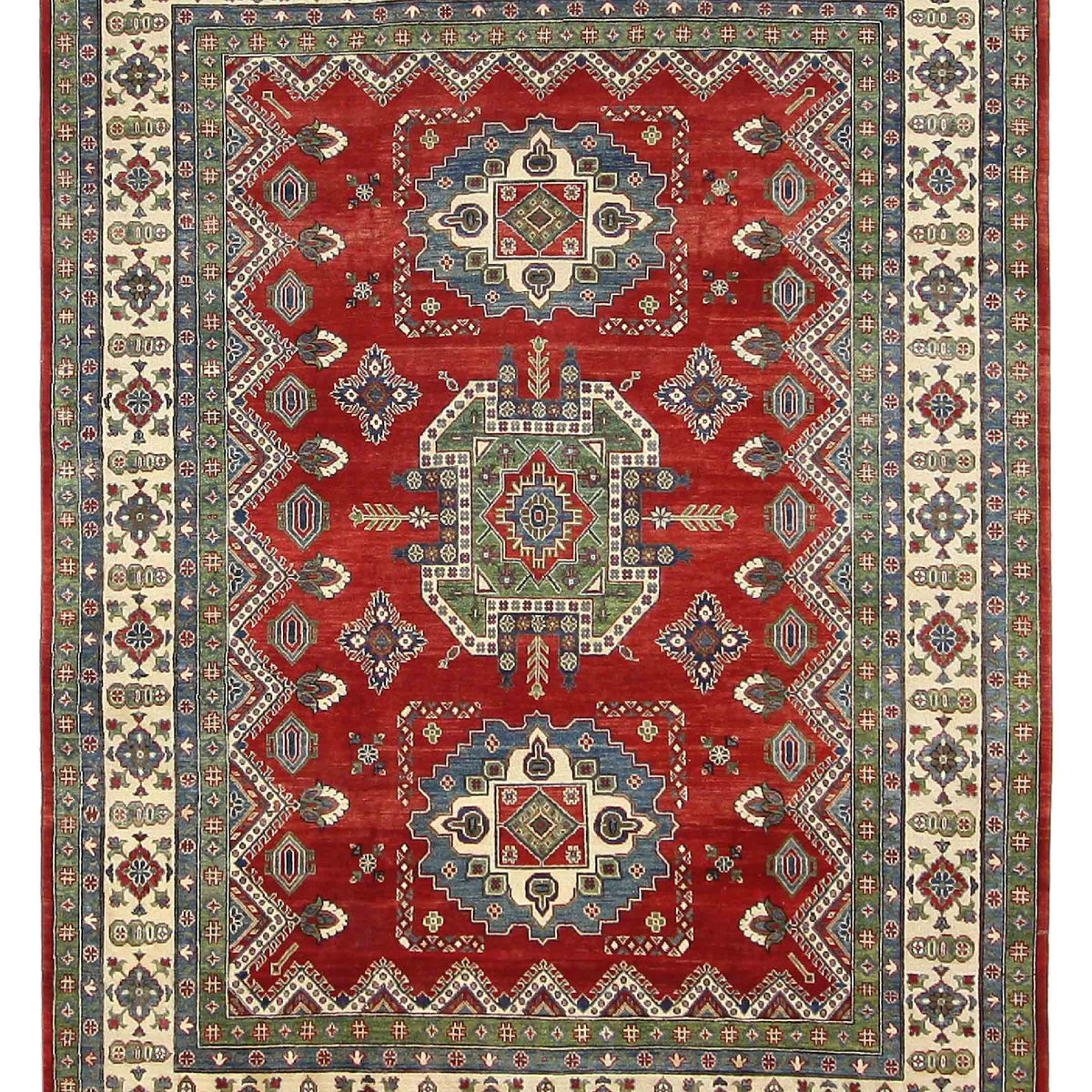 Pacific Kazak  Red Multi Traditional