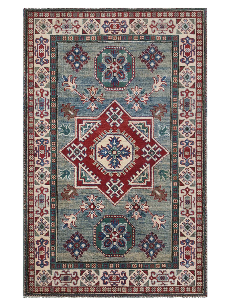 Pacific Kazak  Green Ivory Traditional