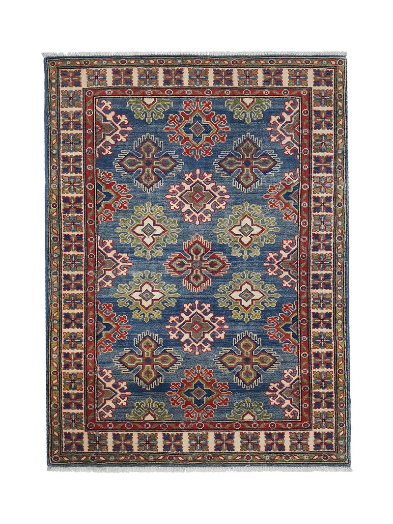 Pacific Kazak  Jade Blue Ivory Traditional