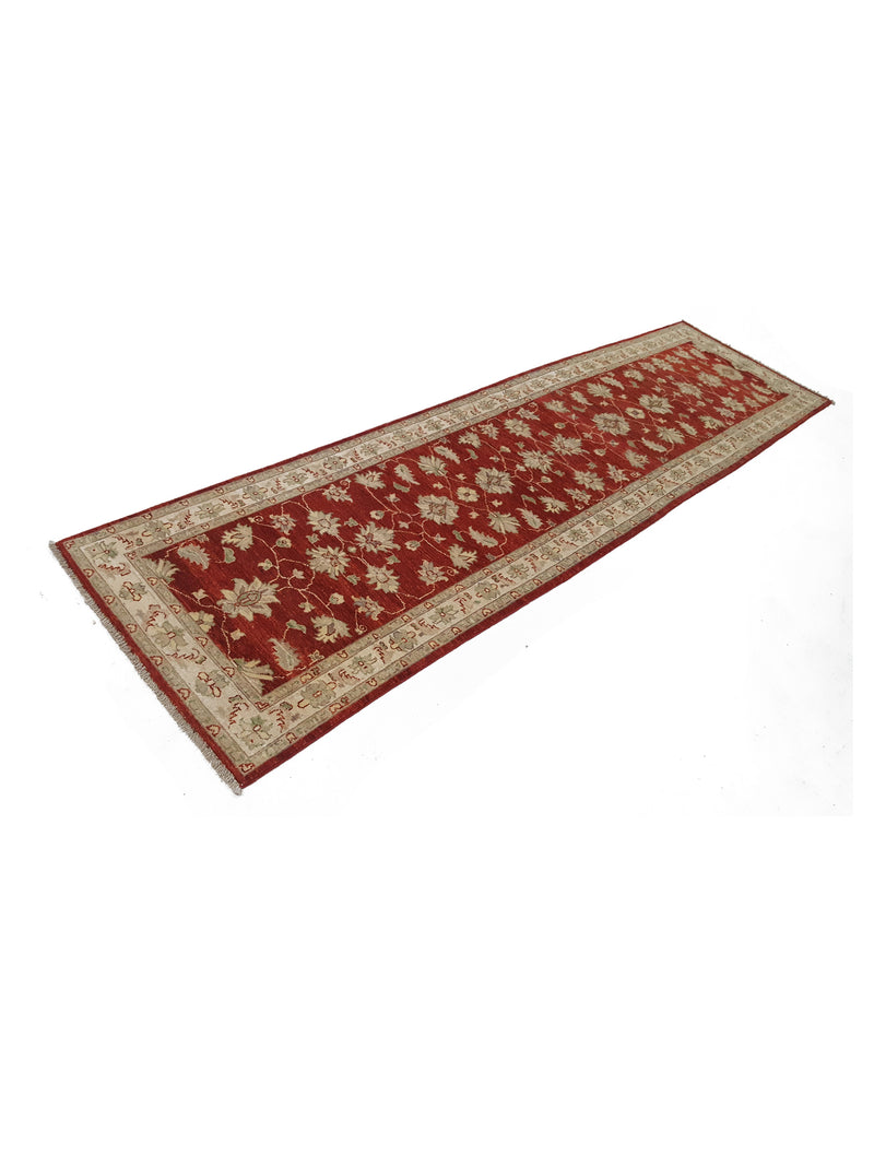 Pacific Ziegler 41899 Rust Ivory Transitional Hand Knotted Rug
