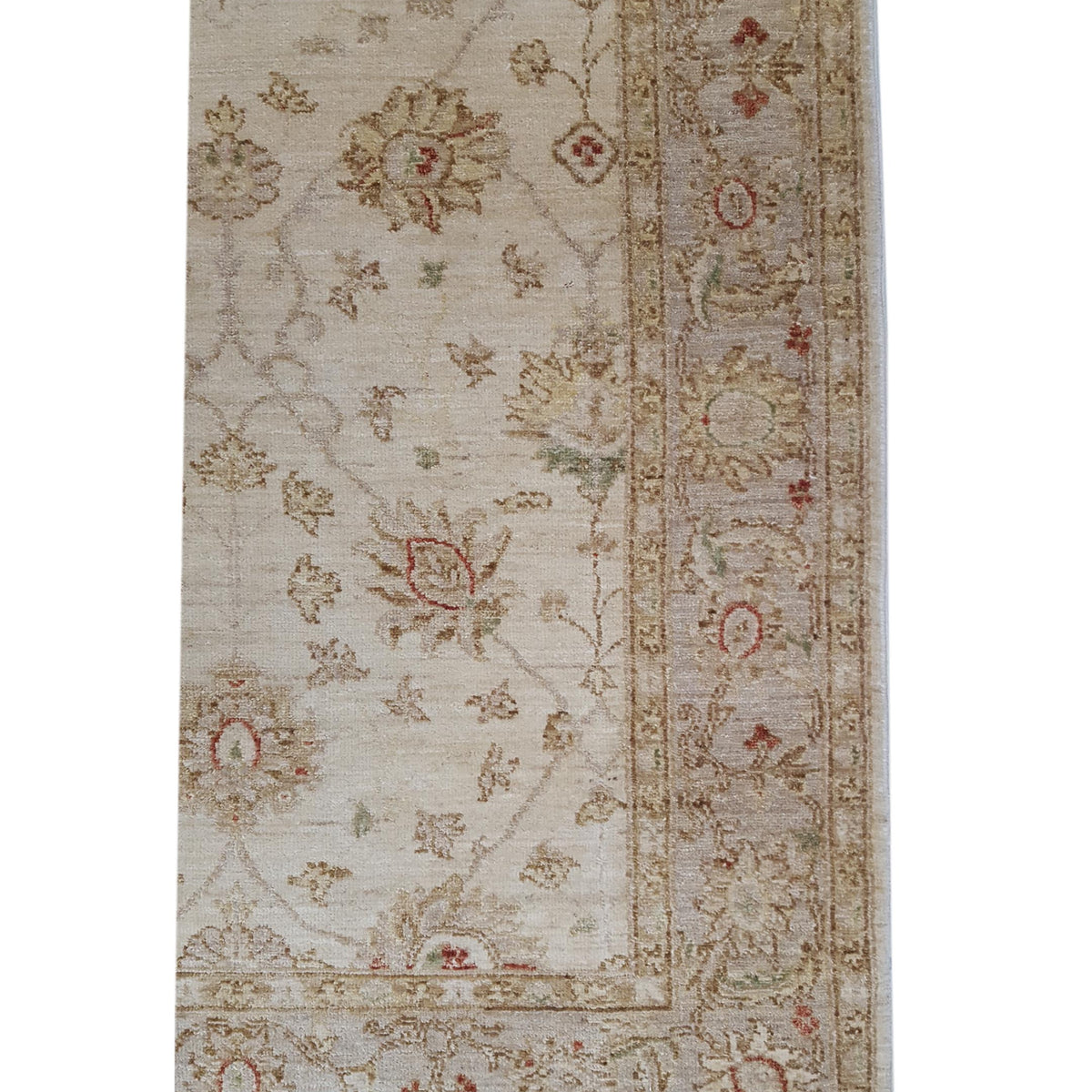 Pacific Ziegler 41901 Ivory Ivory Transitional Hand Knotted Rug