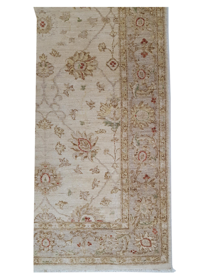 Pacific Ziegler 41901 Ivory Ivory Transitional Hand Knotted Rug
