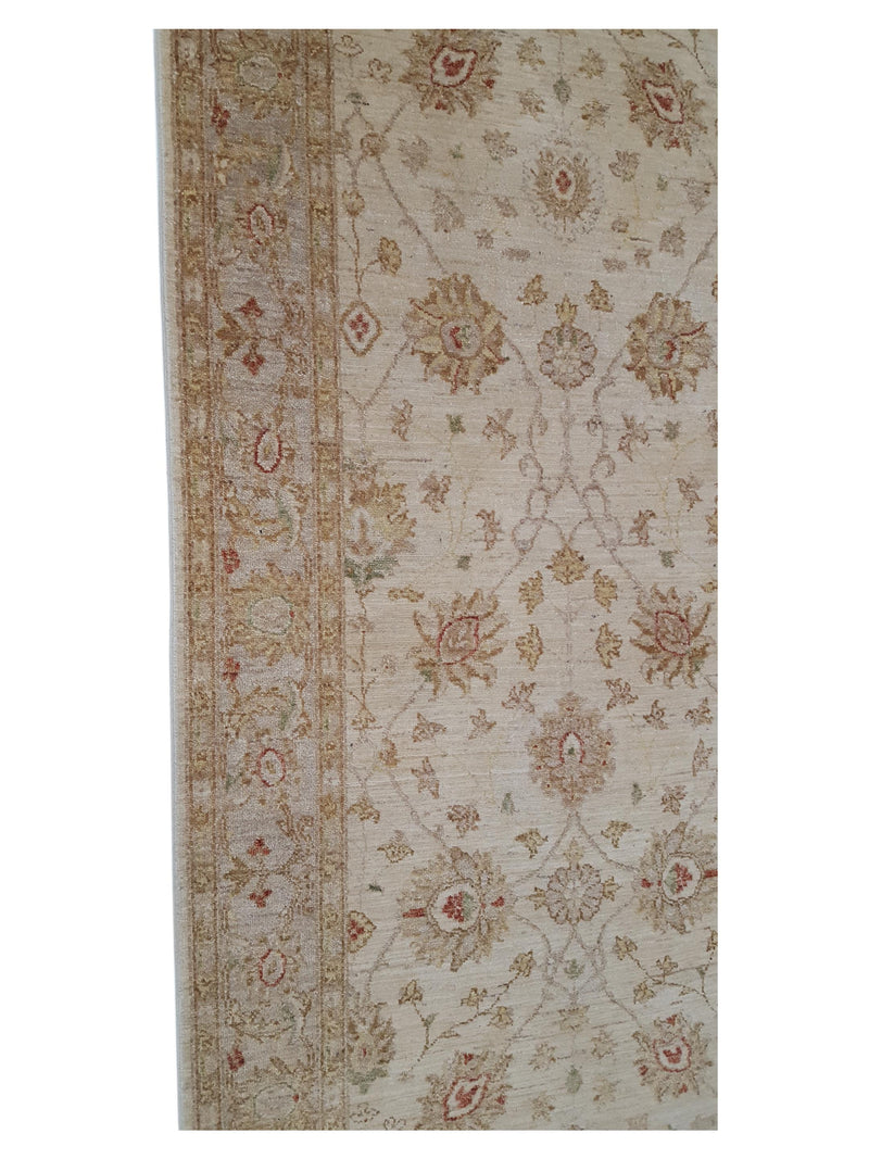 Pacific Ziegler 41901 Ivory Ivory Transitional Hand Knotted Rug