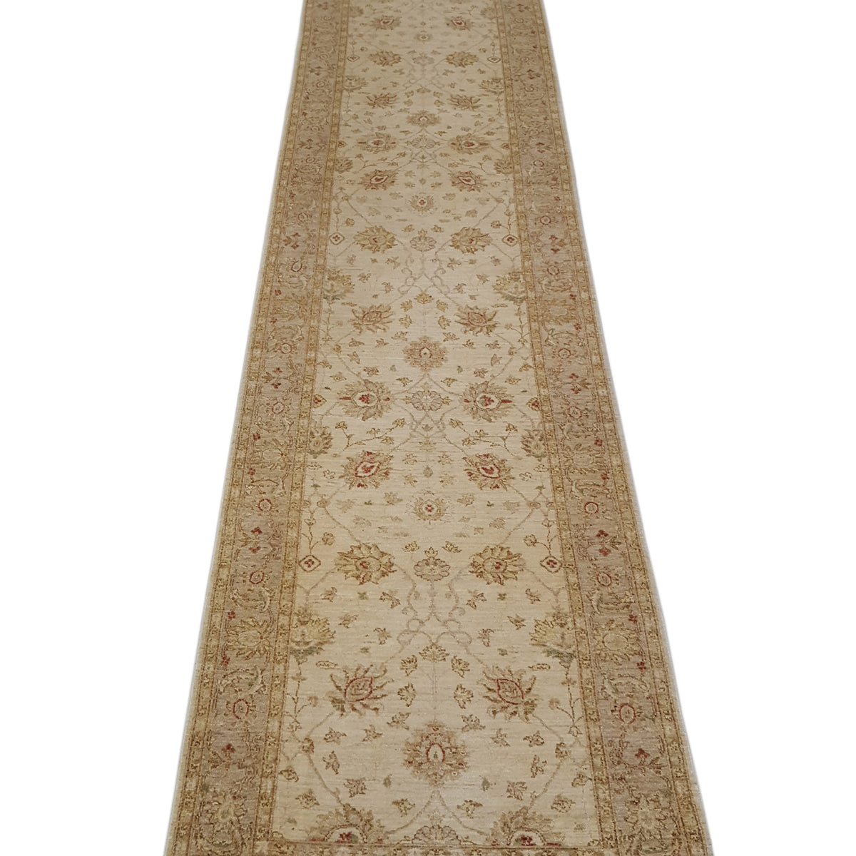 Pacific Ziegler 41901 Ivory Ivory Transitional Hand Knotted Rug