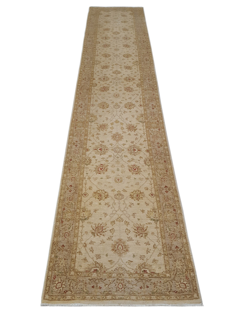 Pacific Ziegler 41901 Ivory Ivory Transitional Hand Knotted Rug