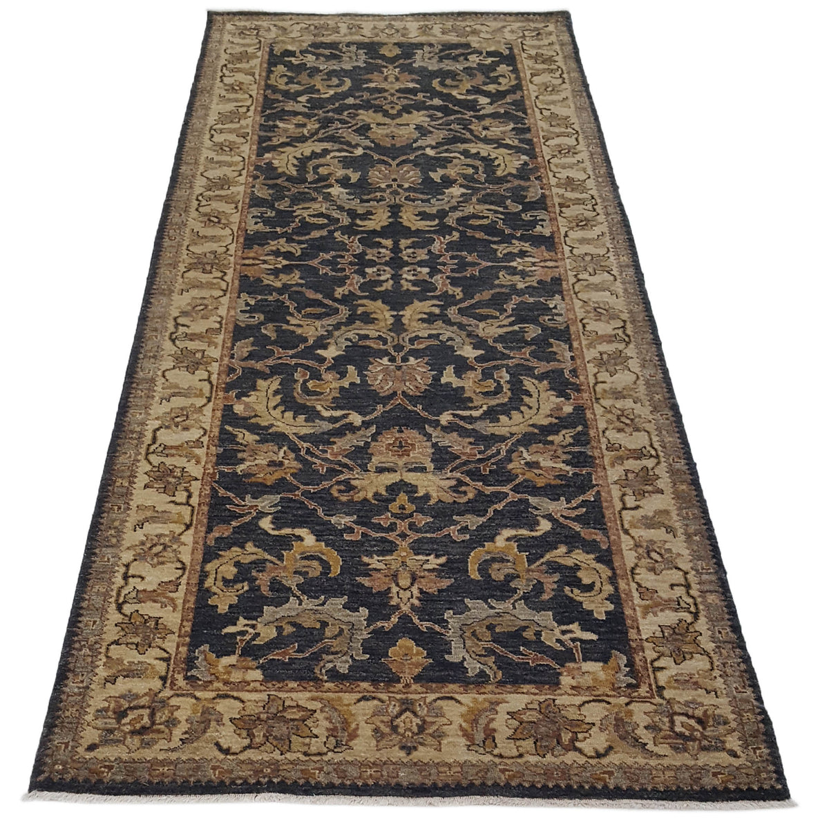 Pacific Ziegler 41902 Grey Beige Transitional Hand Knotted Rug