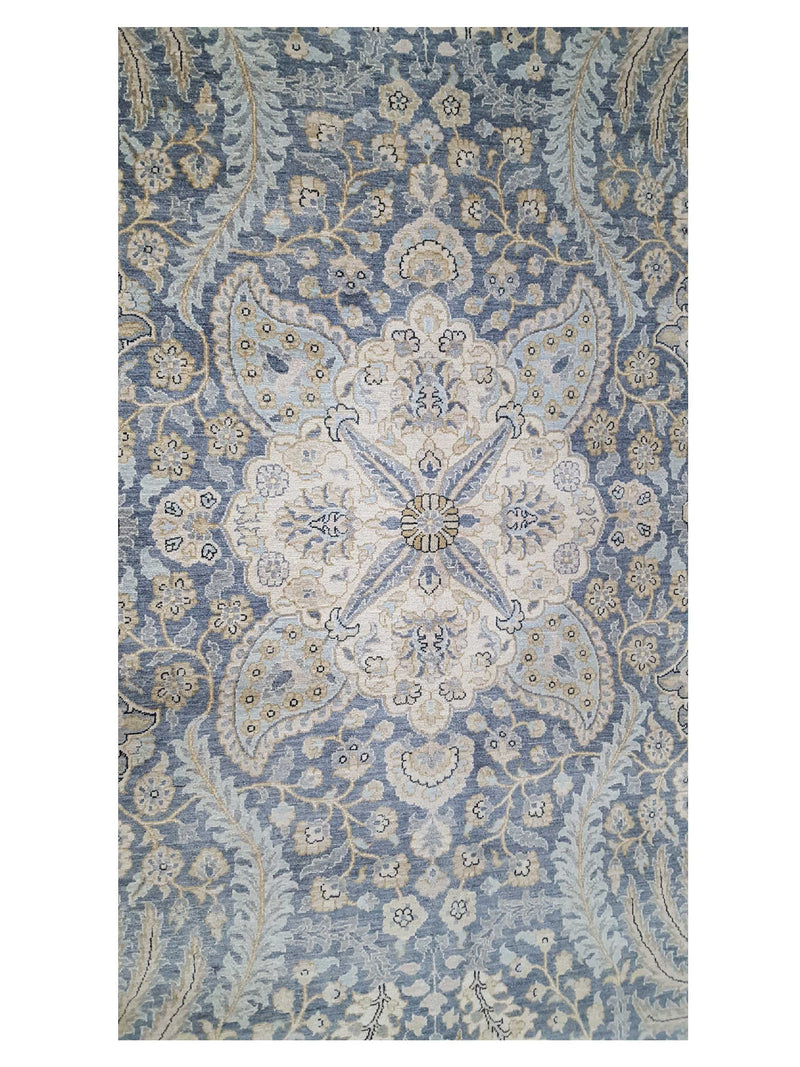 Pacific Ziegler 41906 Grey Lt.Grey Transitional Hand Knotted Rug