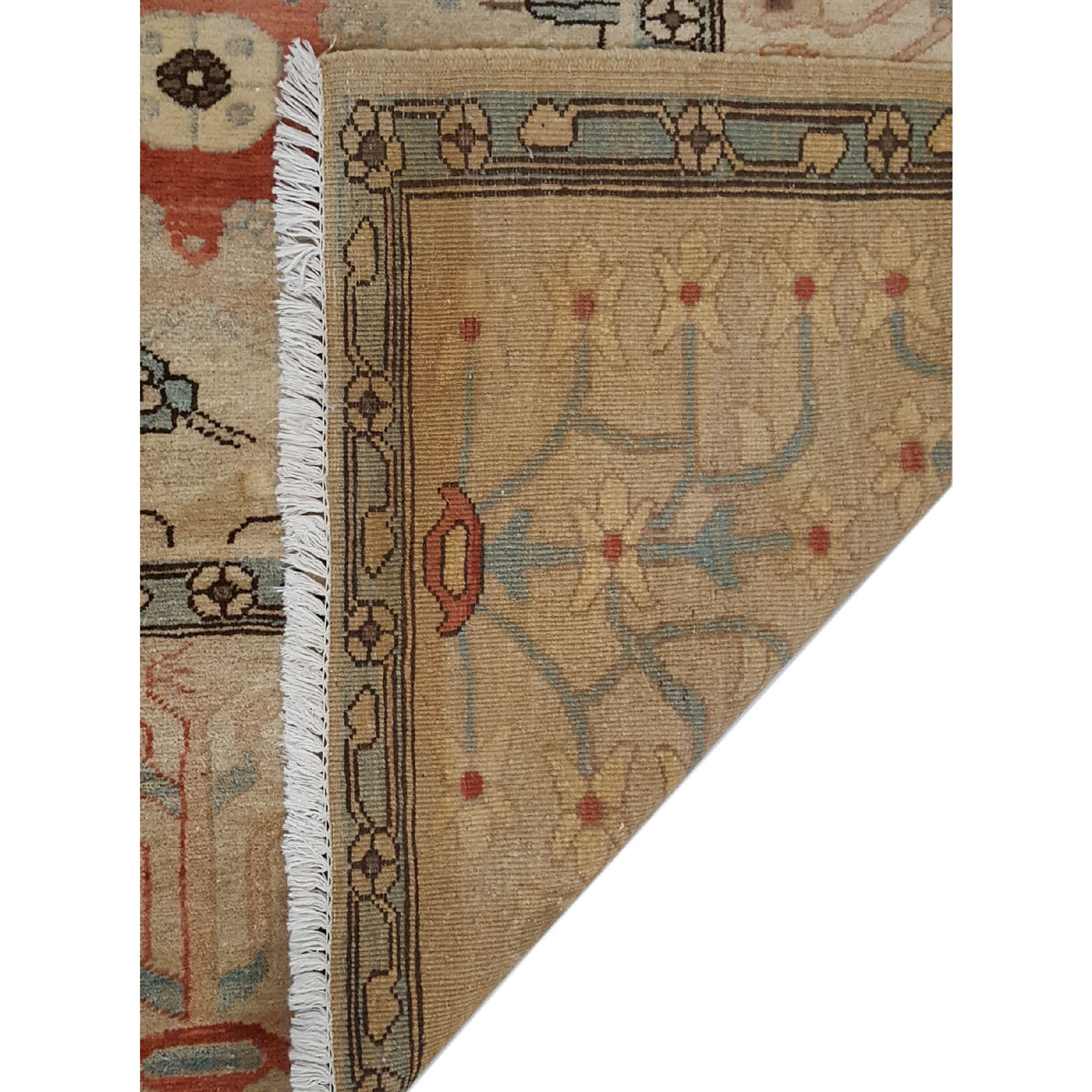 Pacific Ziegler 41916 Ivory Ivory Transitional Hand Knotted Rug