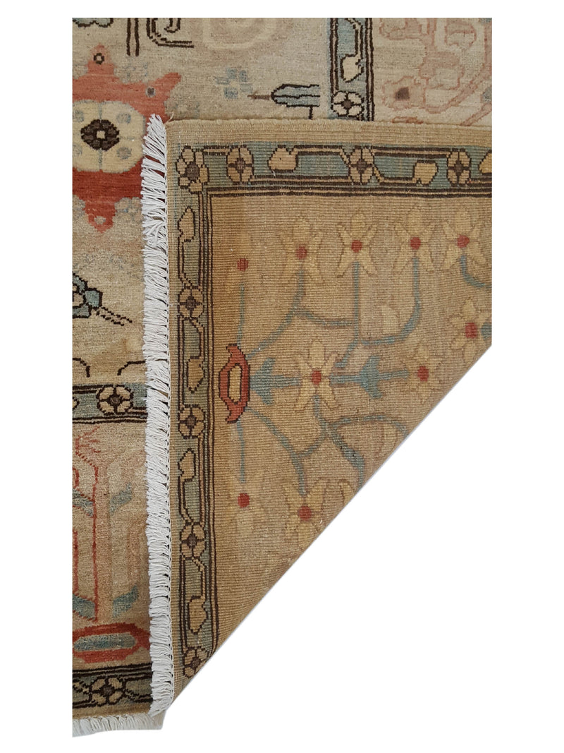 Pacific Ziegler 41916 Ivory Ivory Transitional Hand Knotted Rug