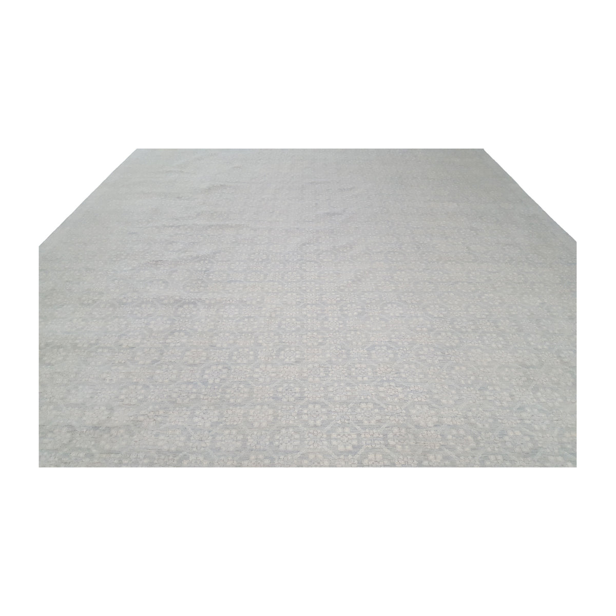 Pacific Khotan 41918 Lt.Grey Blue Grey Transitional Hand Knotted Rug