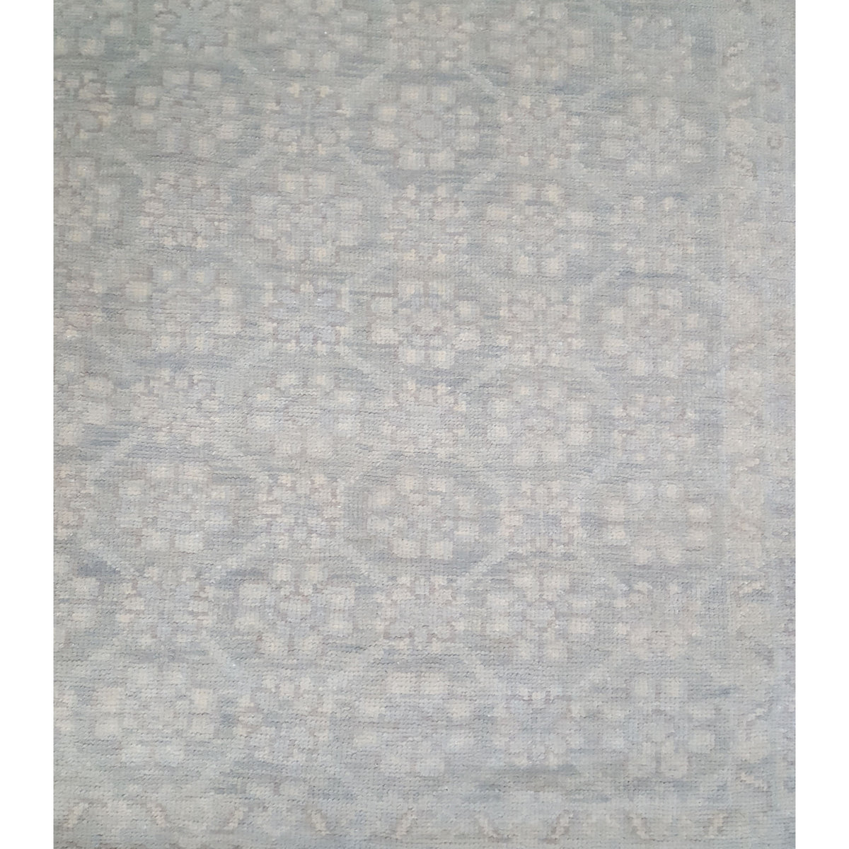 Pacific Khotan 41918 Lt.Grey Blue Grey Transitional Hand Knotted Rug