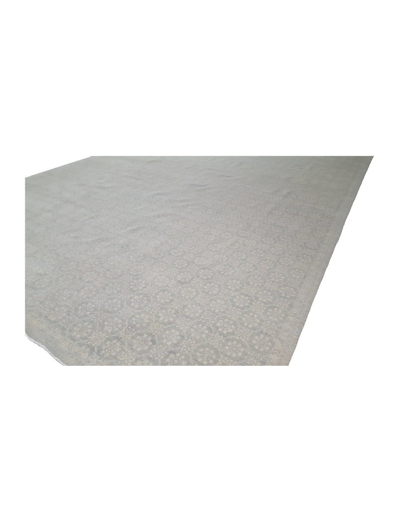 Pacific Khotan 41918 Lt.Grey Blue Grey Transitional Hand Knotted Rug