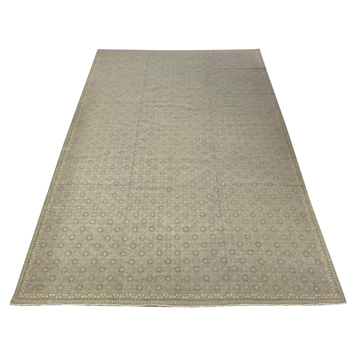Pacific Khotan 41919 Sky Cream Transitional Hand Knotted Rug