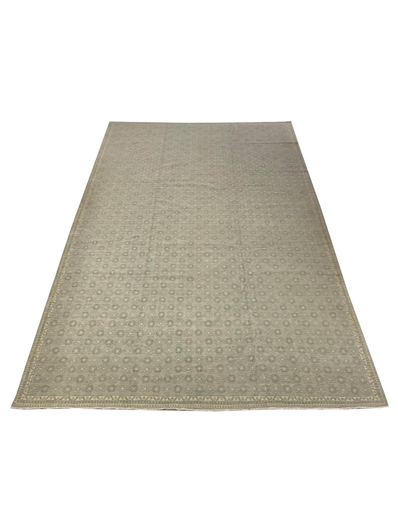 Pacific Khotan 41919 Sky Cream Transitional Hand Knotted Rug