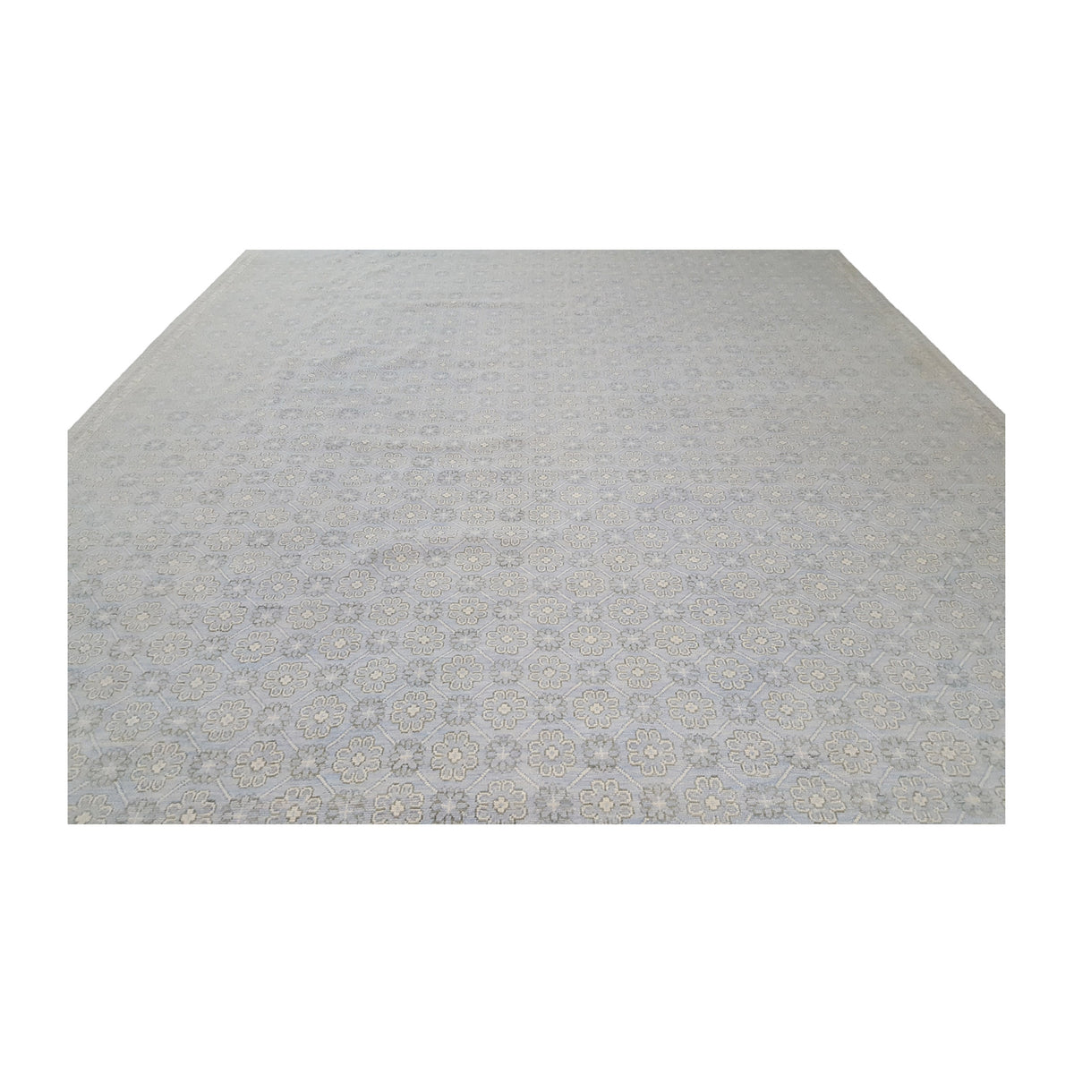 Pacific Khotan 41919 Sky Cream Transitional Hand Knotted Rug