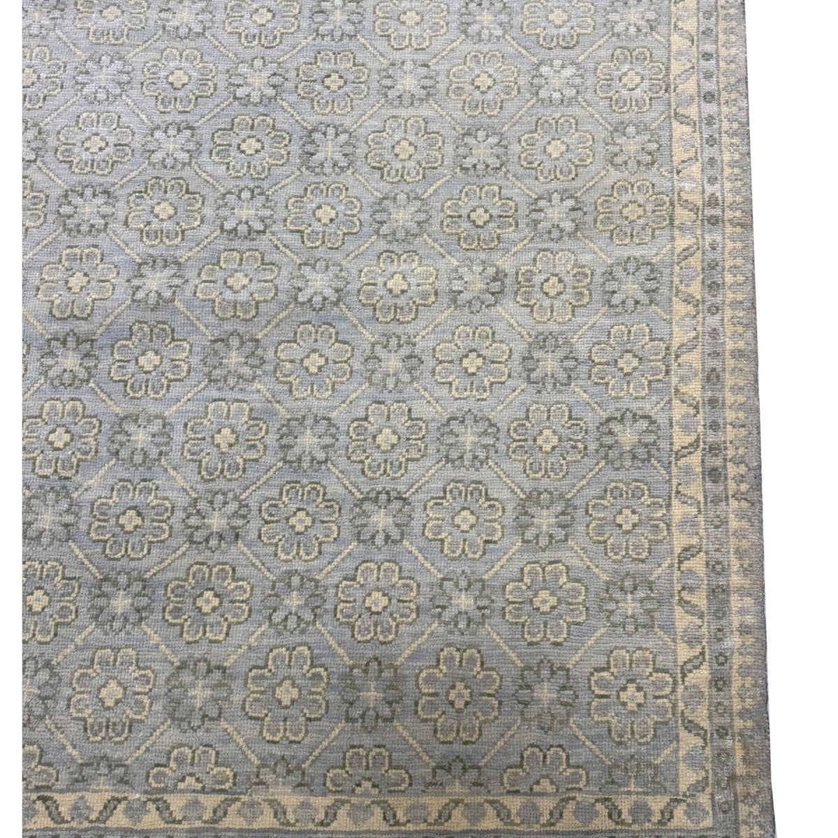 Pacific Khotan 41919 Sky Cream Transitional Hand Knotted Rug