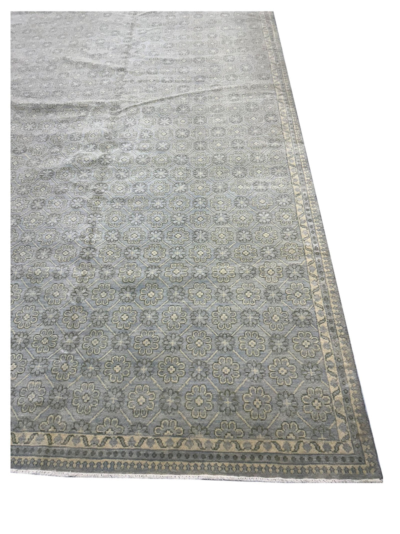 Pacific Khotan 41919 Sky Cream Transitional Hand Knotted Rug