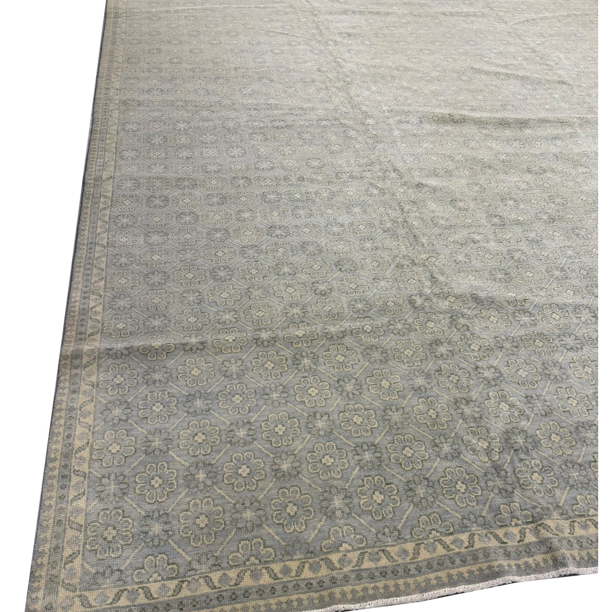 Pacific Khotan 41919 Sky Cream Transitional Hand Knotted Rug