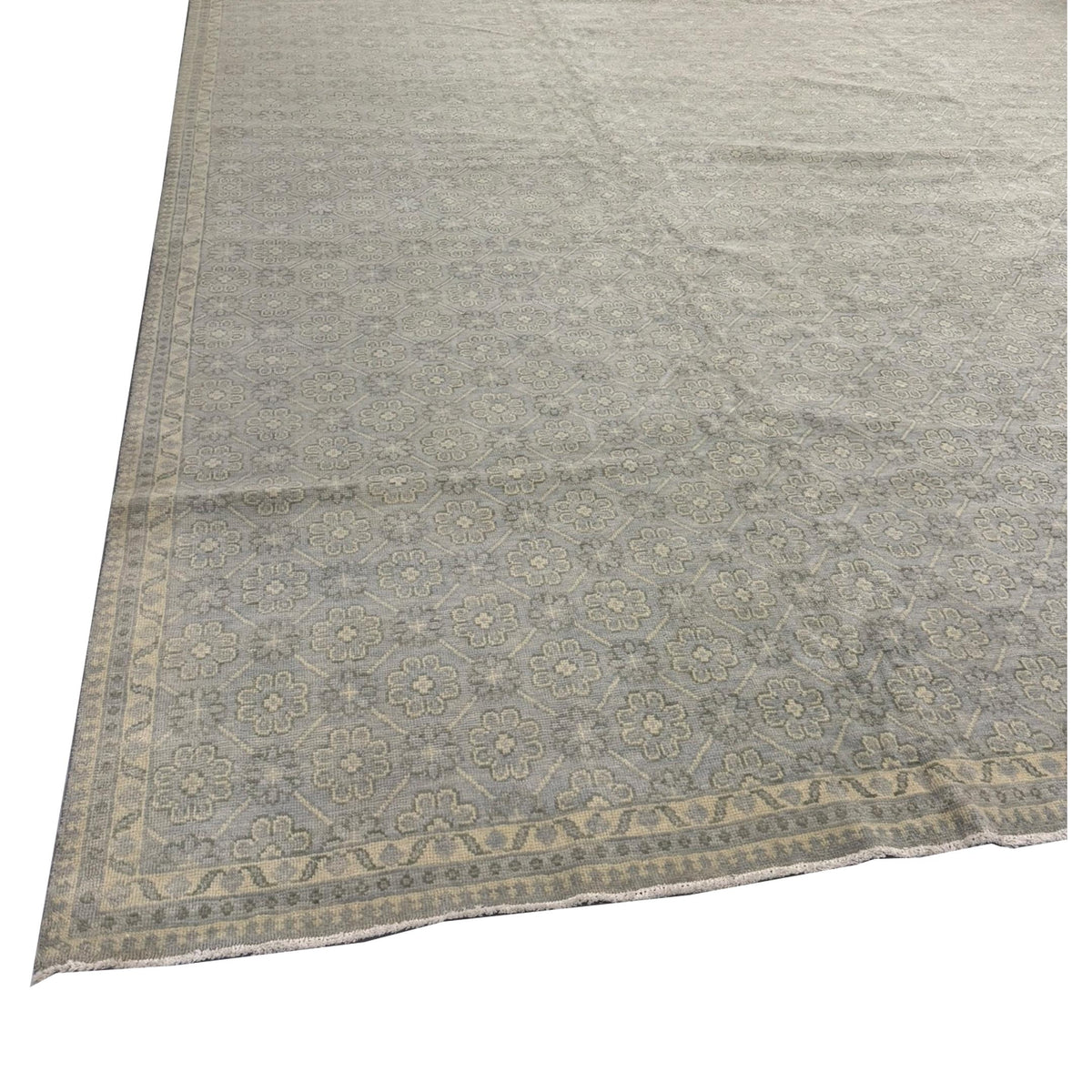 Pacific Khotan 41919 Sky Cream Transitional Hand Knotted Rug