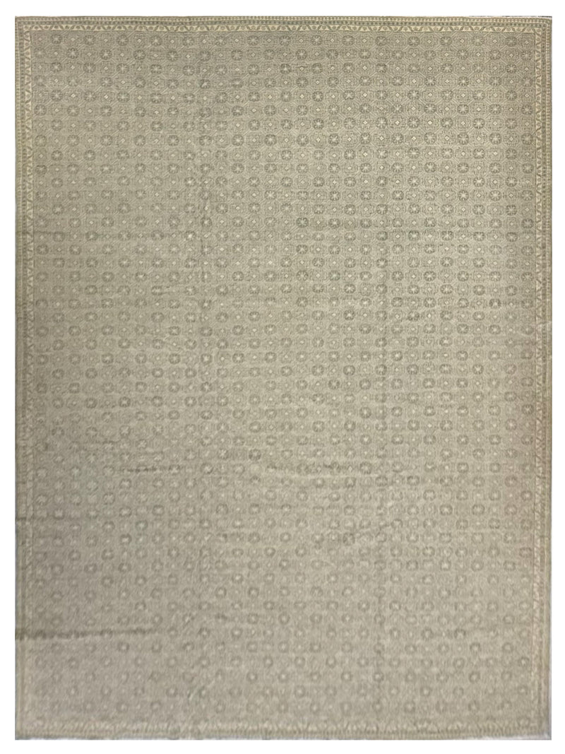 Pacific Khotan 41919 Sky Cream Transitional Hand Knotted Rug