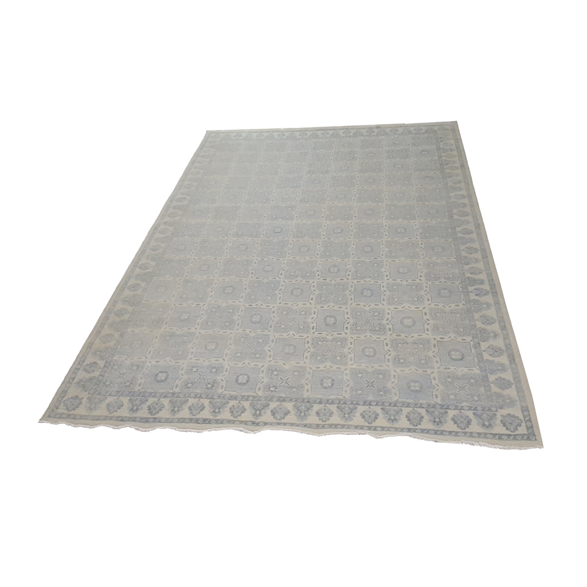 Pacific Khotan 41922 Blue Grey Transitional Hand Knotted Rug