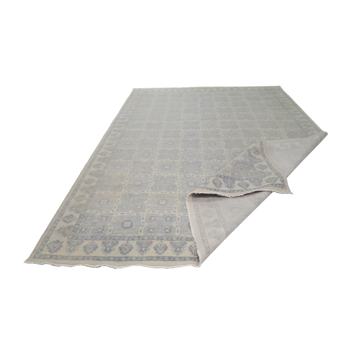 Pacific Khotan 41922 Blue Grey Transitional Hand Knotted Rug