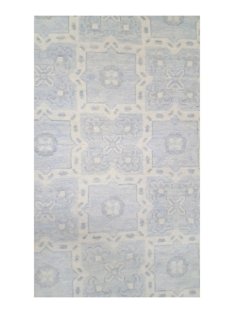 Pacific Khotan 41922 Blue Grey Transitional Hand Knotted Rug