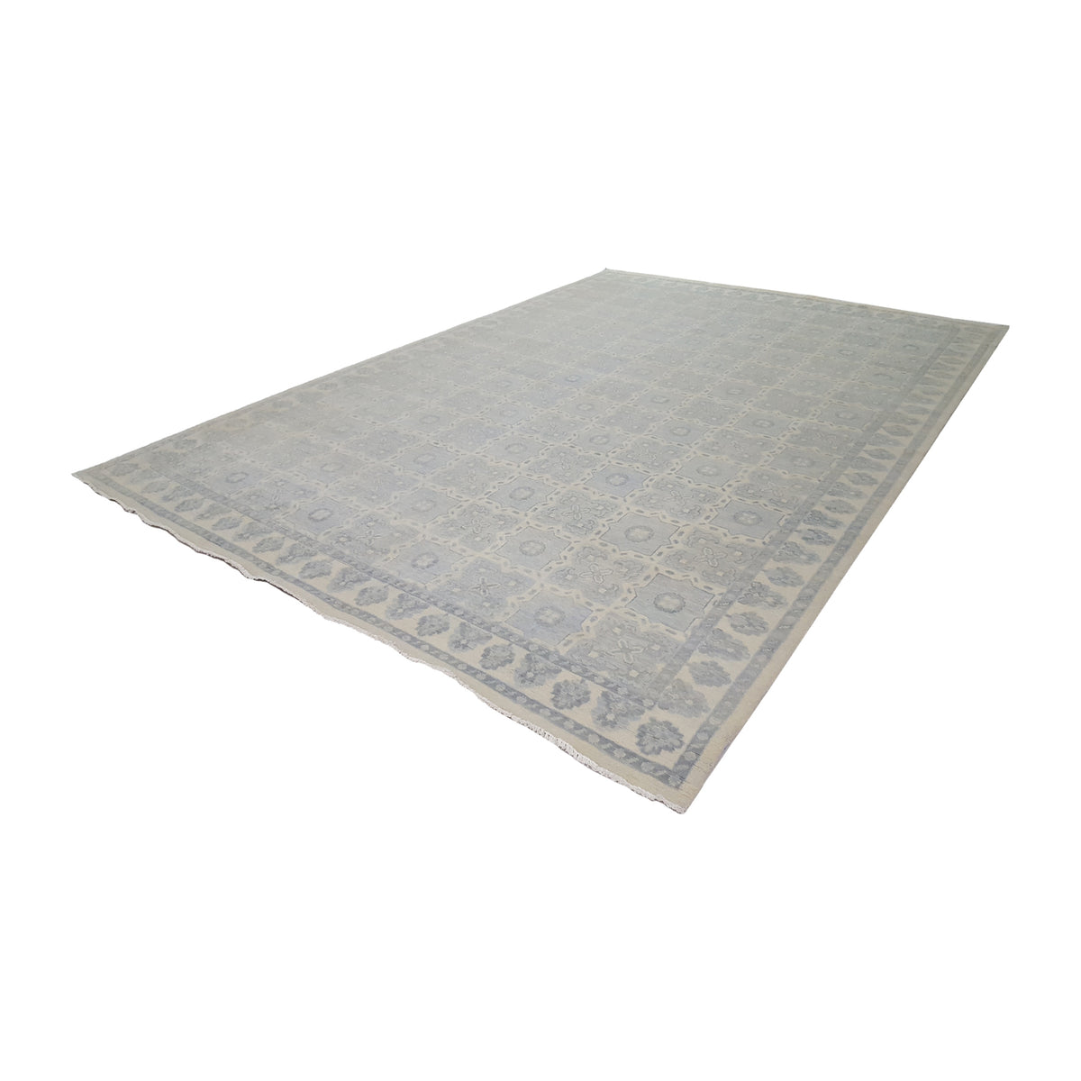 Pacific Khotan 41922 Blue Grey Transitional Hand Knotted Rug