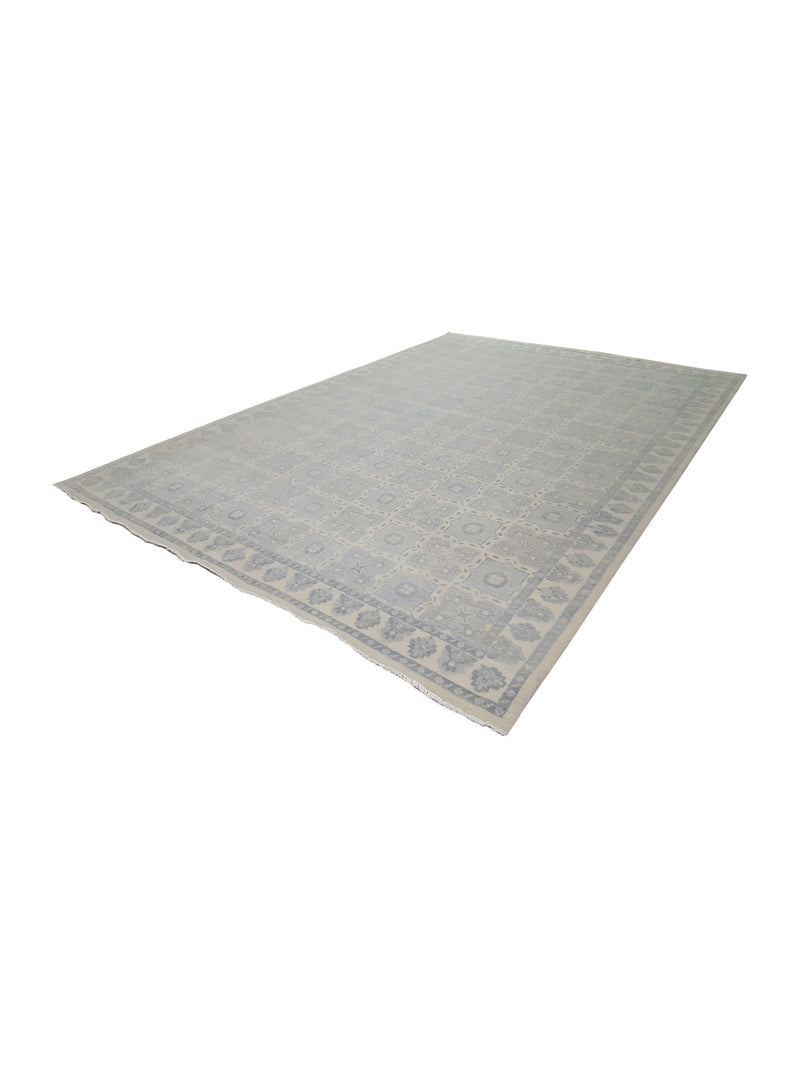 Pacific Khotan 41922 Blue Grey Transitional Hand Knotted Rug