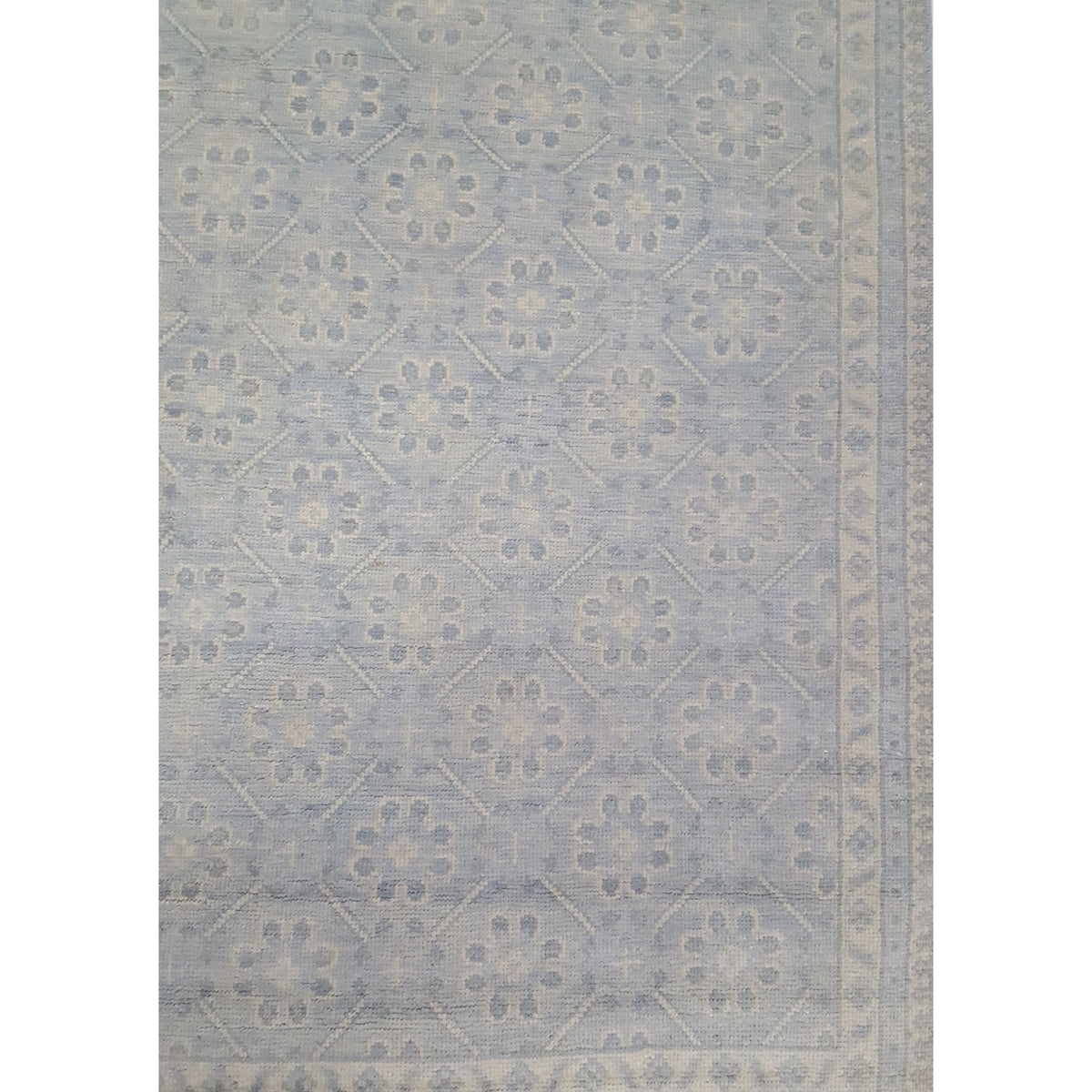 Pacific Khotan 41923 Grey Blue Grey Transitional Hand Knotted Rug