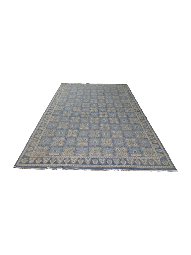 Pacific Khotan 41924 Blue Blue Grey Transitional Hand Knotted Rug