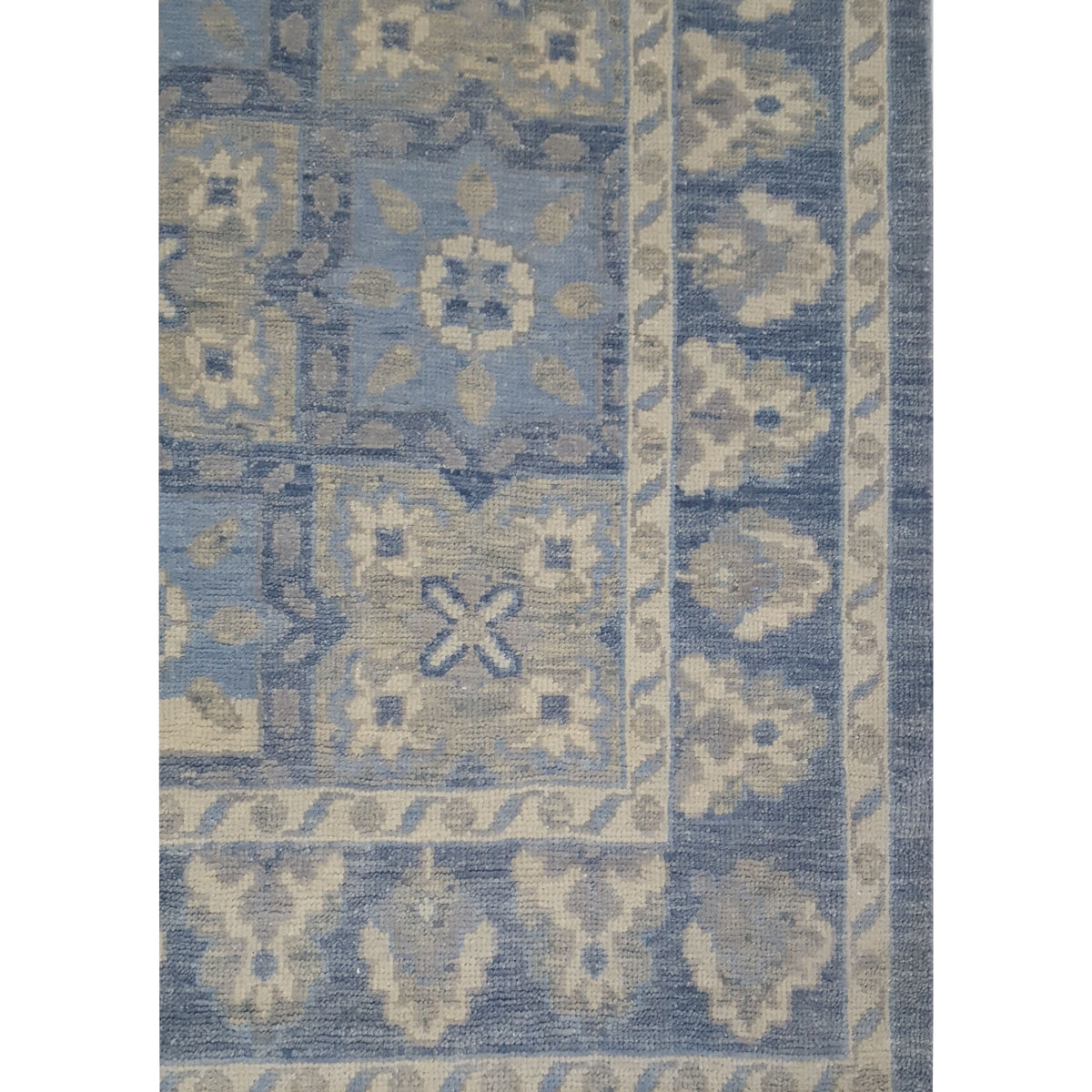 Pacific Khotan 41924 Blue Blue Grey Transitional Hand Knotted Rug