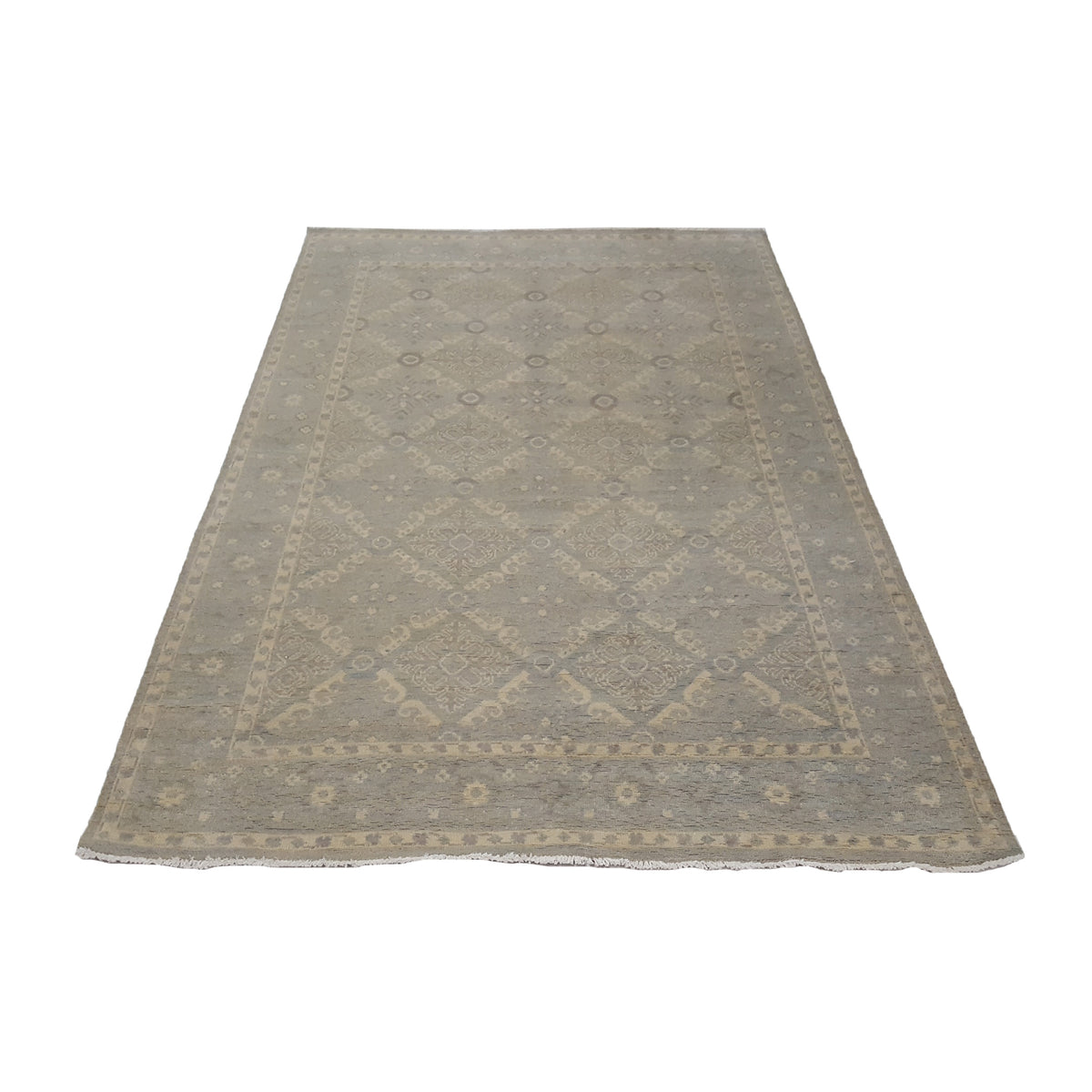 Pacific Khotan-In 41933 Grey Blue Grey Transitional Hand Knotted Rug