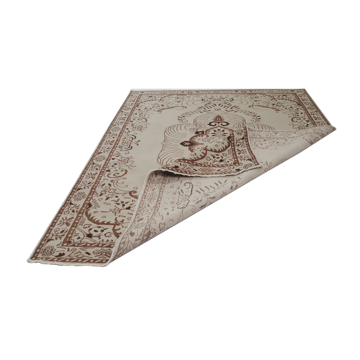 Pacific Khotan 41940 Cream Cream Transitional Hand Knotted Rug