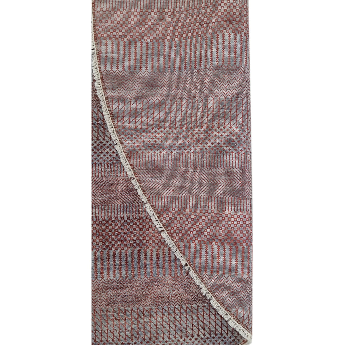 Pacific Touch 41983 Grey Rust Modern Hand Knotted Rug