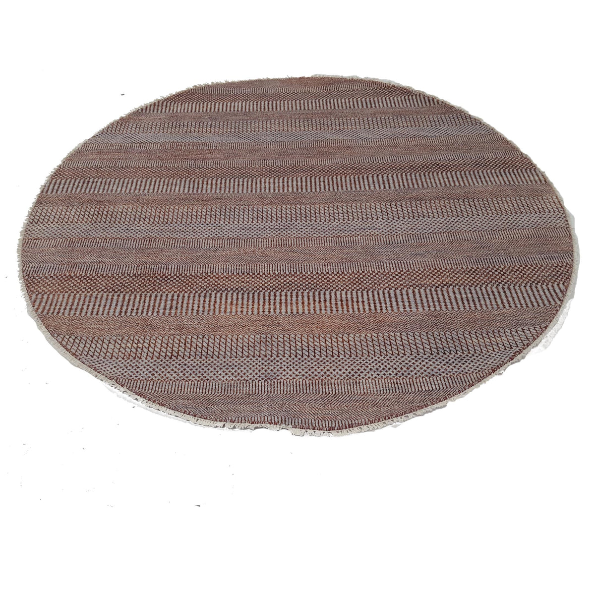 Pacific Touch 41999 Rust Grey Modern Hand Knotted Rug