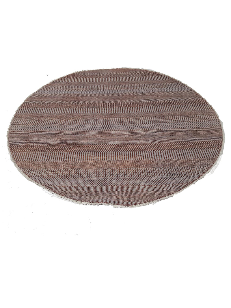 Pacific Touch 41999 Rust Grey Modern Hand Knotted Rug