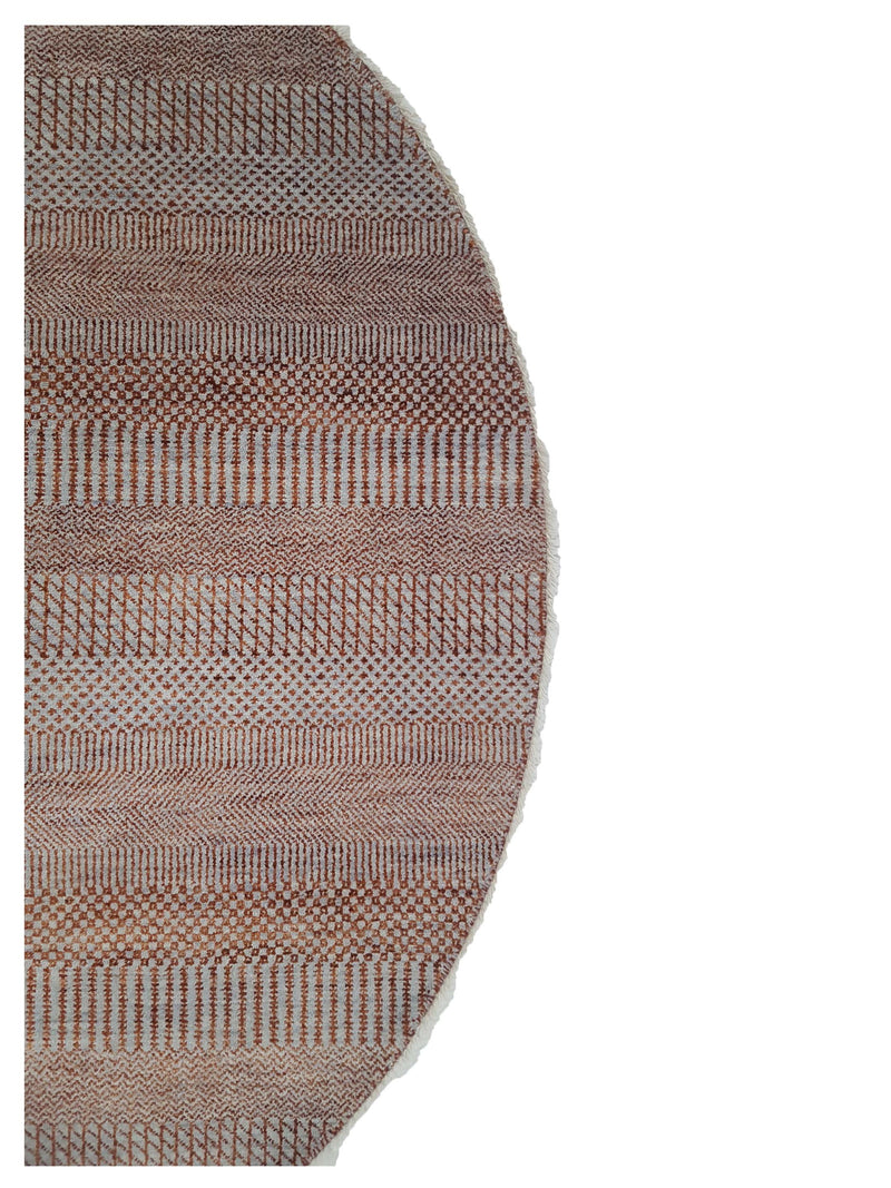 Pacific Touch 41999 Rust Grey Modern Hand Knotted Rug