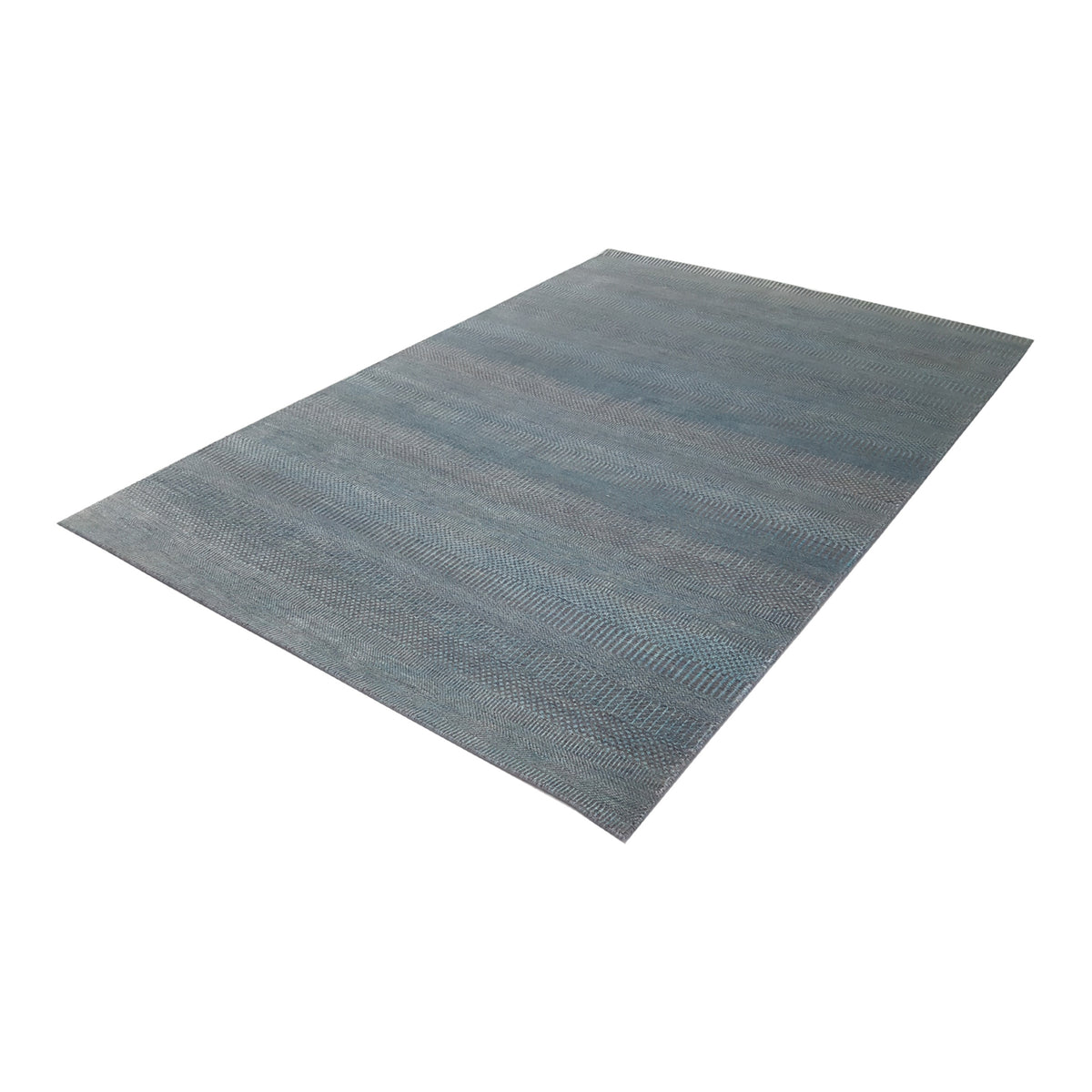 Pacific Touch 42006 Aqua Grey Modern Hand Knotted Rug