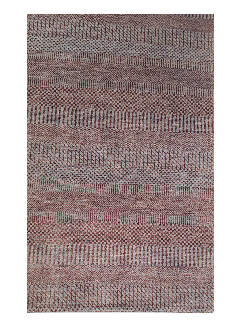 Pacific Touch 42011 Grey Rust Modern Hand Knotted Rug