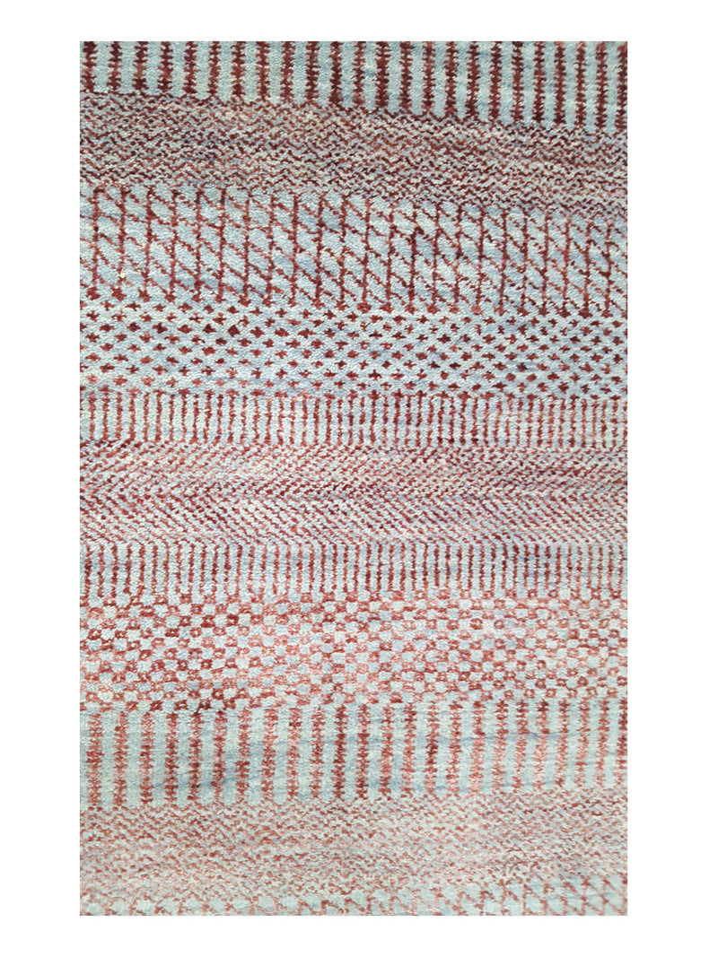 Pacific Touch 42011 Grey Rust Modern Hand Knotted Rug