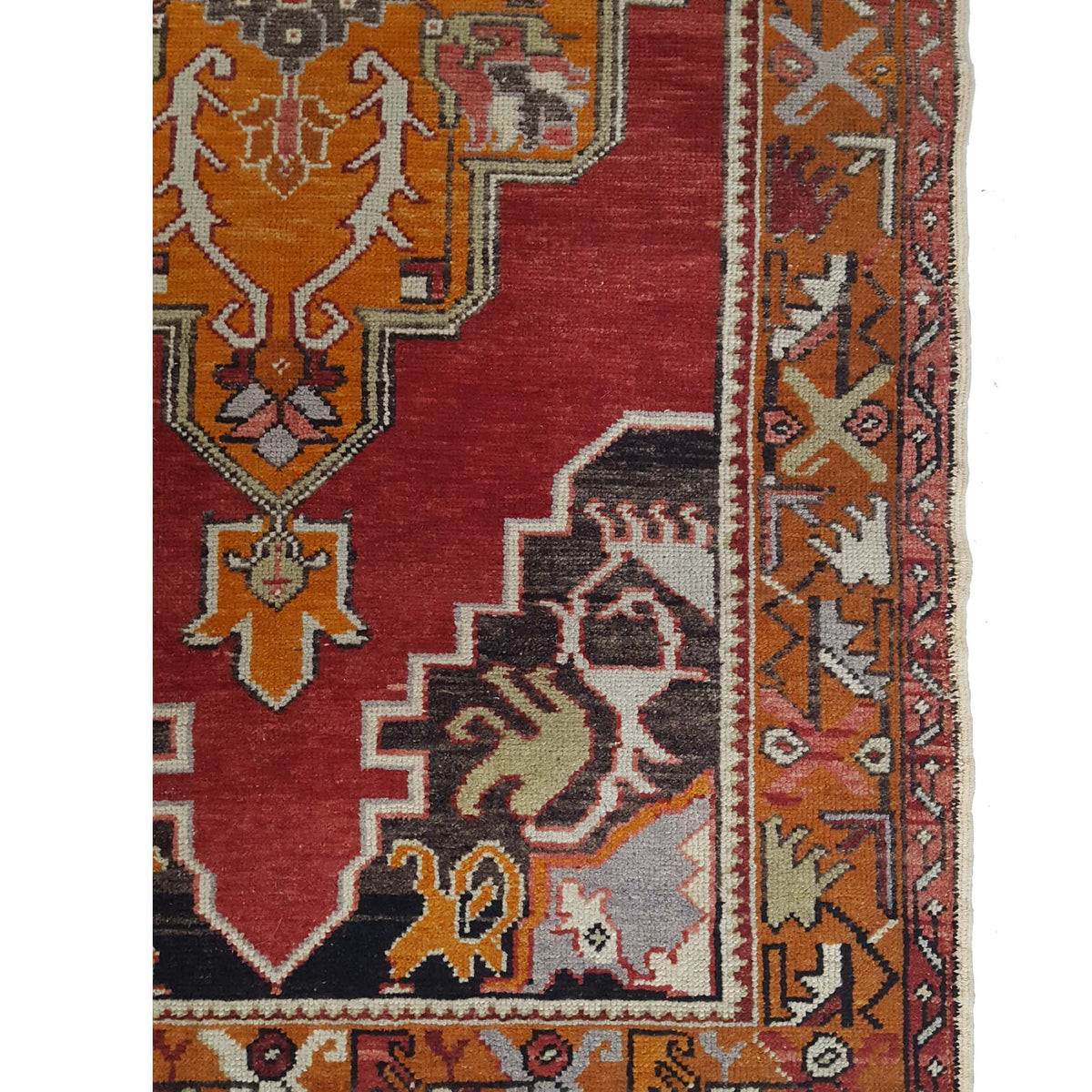 Pacific Anatolian 42013 Orange Yellow Traditional Hand Knotted Rug